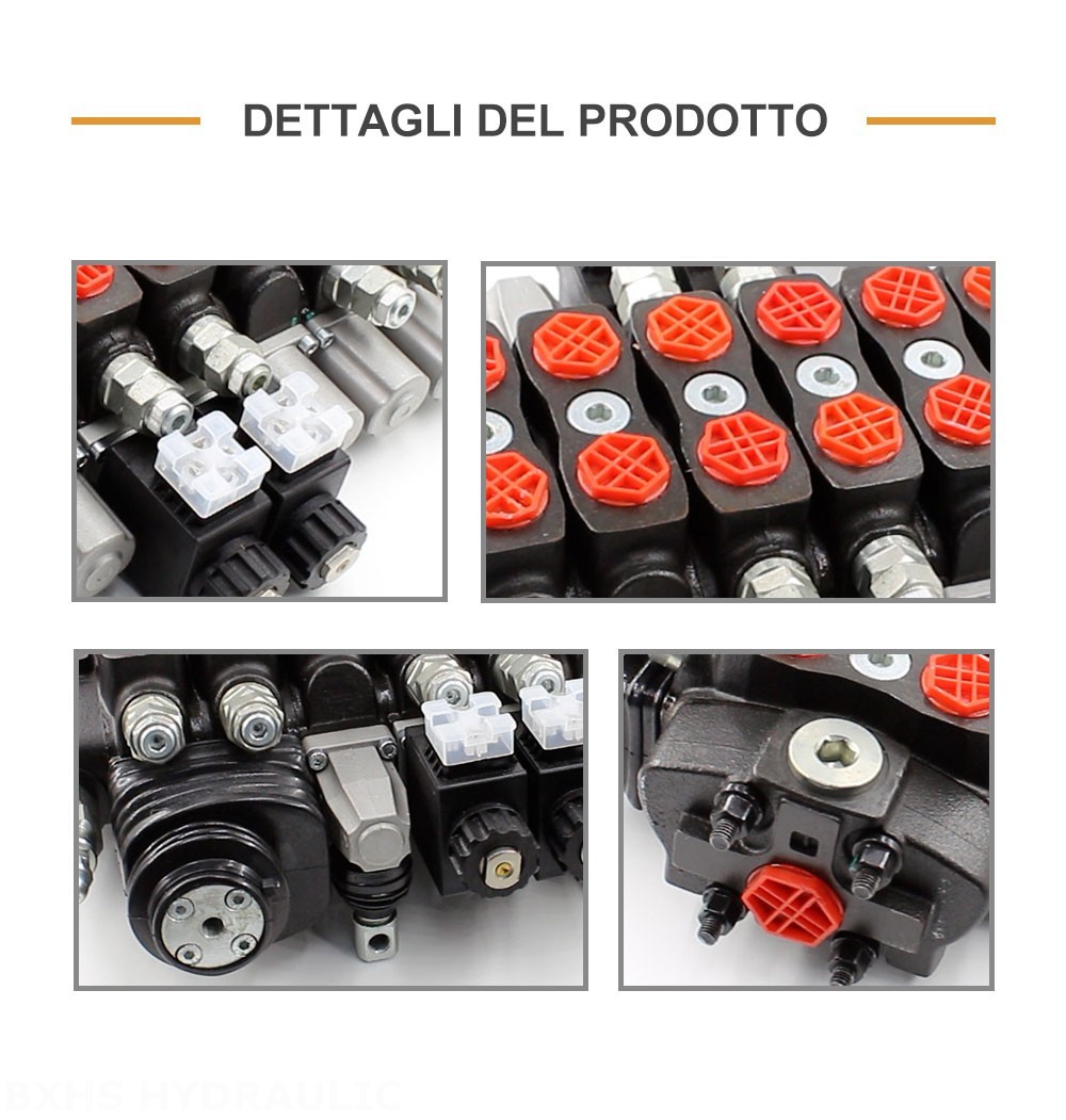 SD8 Manuale 8 Spool Valvola direzionale sezionale